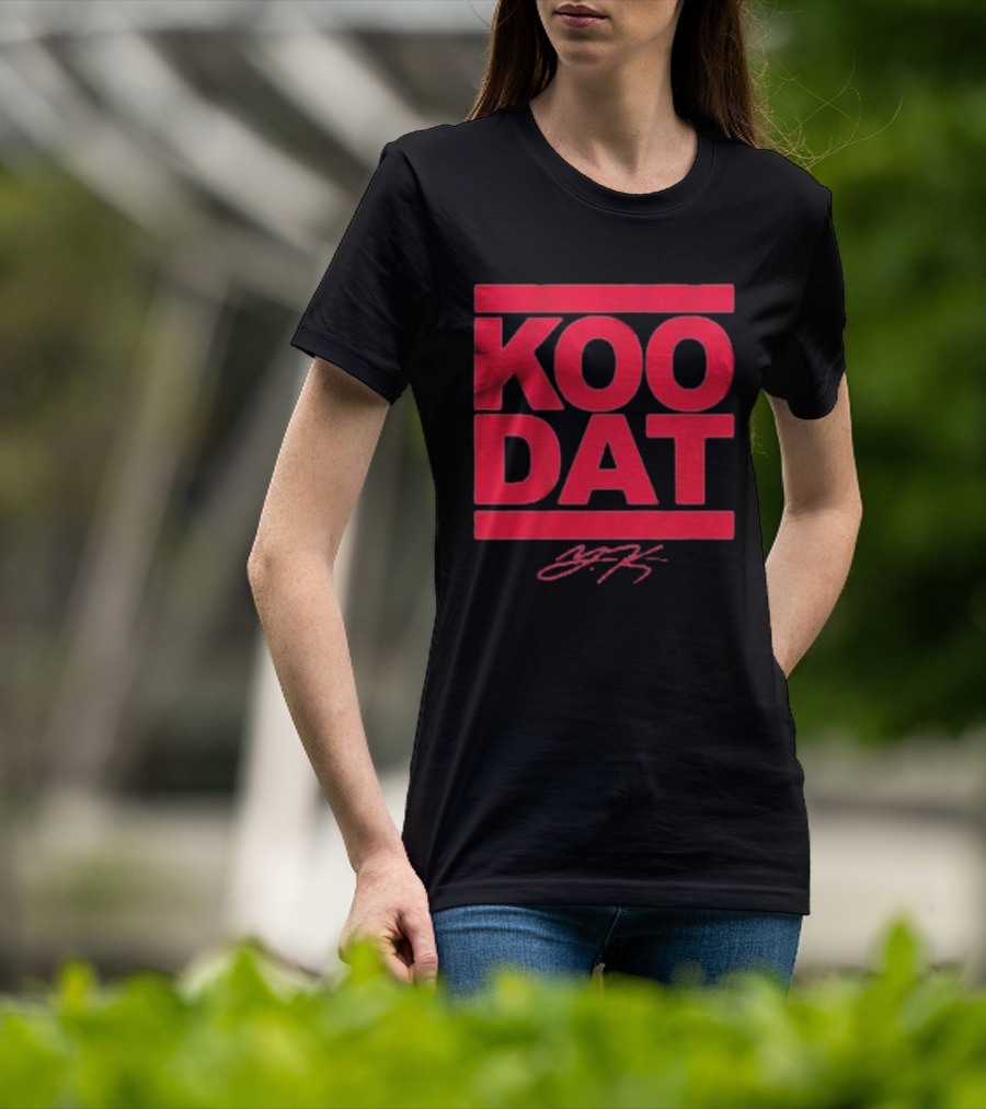 Koo Dat Younghoe Koo Atlanta Falcons Signature T-Shirt