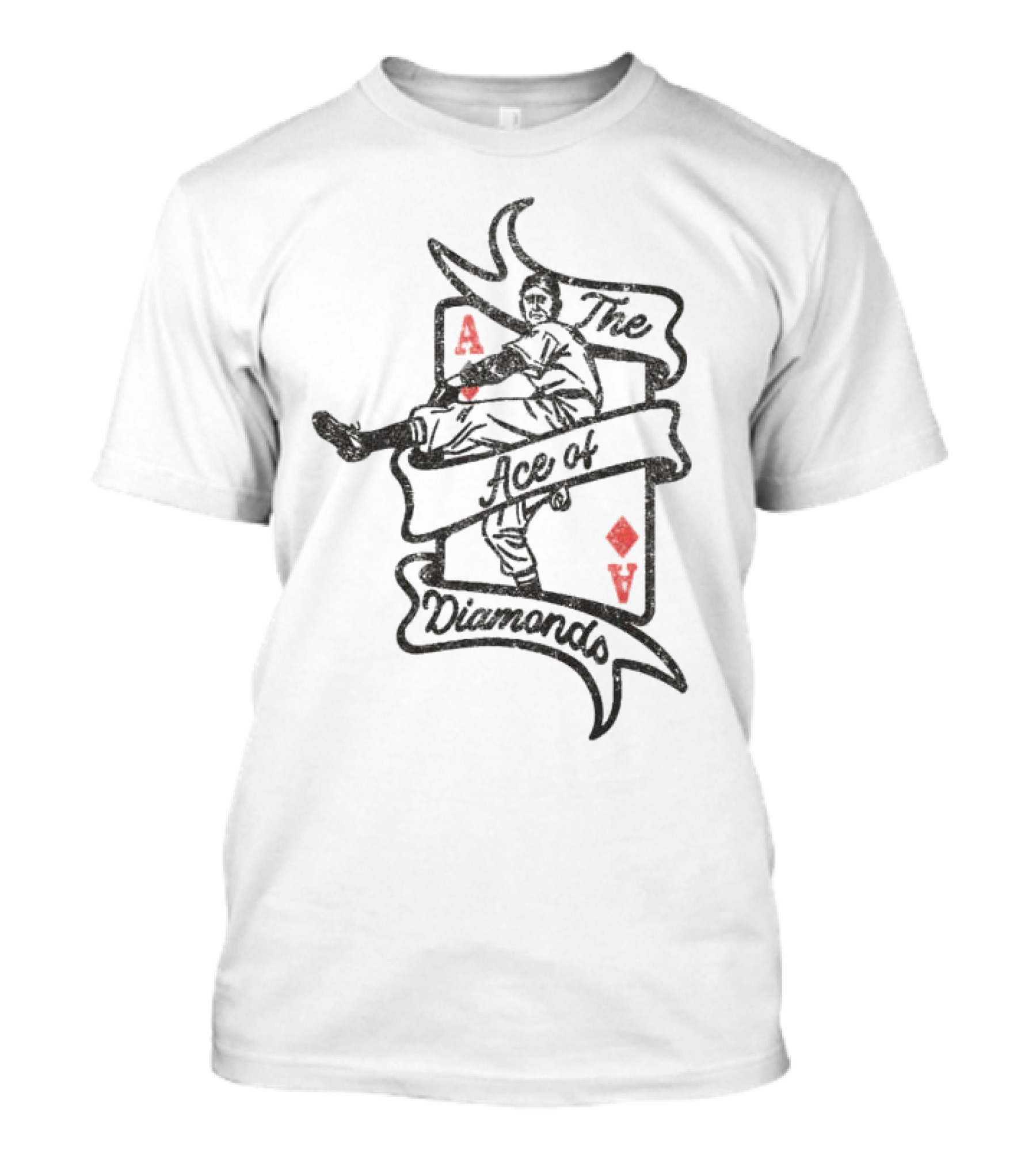 The Ace Of Diamonds A Tribute To Baseball Legends T-Shirt