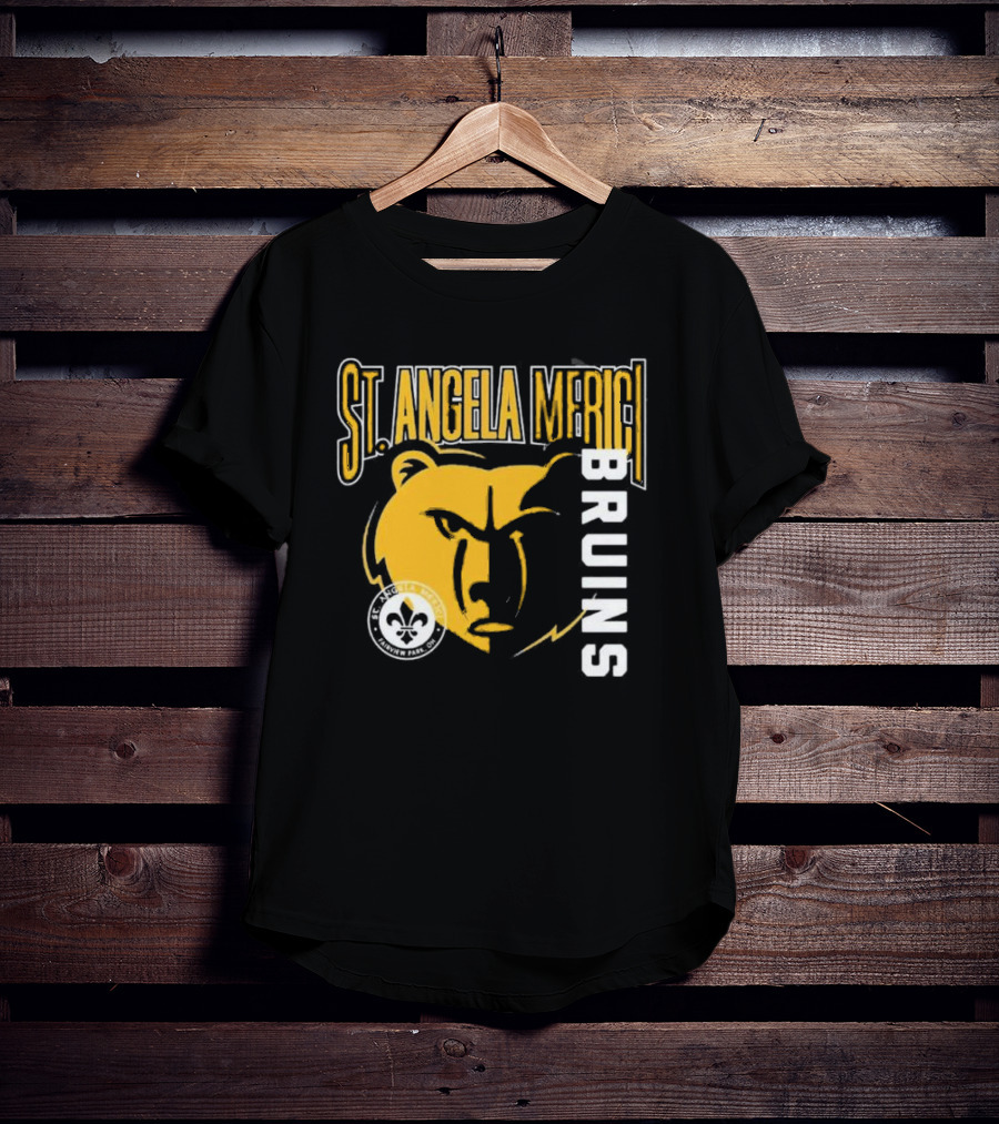 St. Angela Merici Bruins Bear Logo Normandy Park Ohio T-Shirt