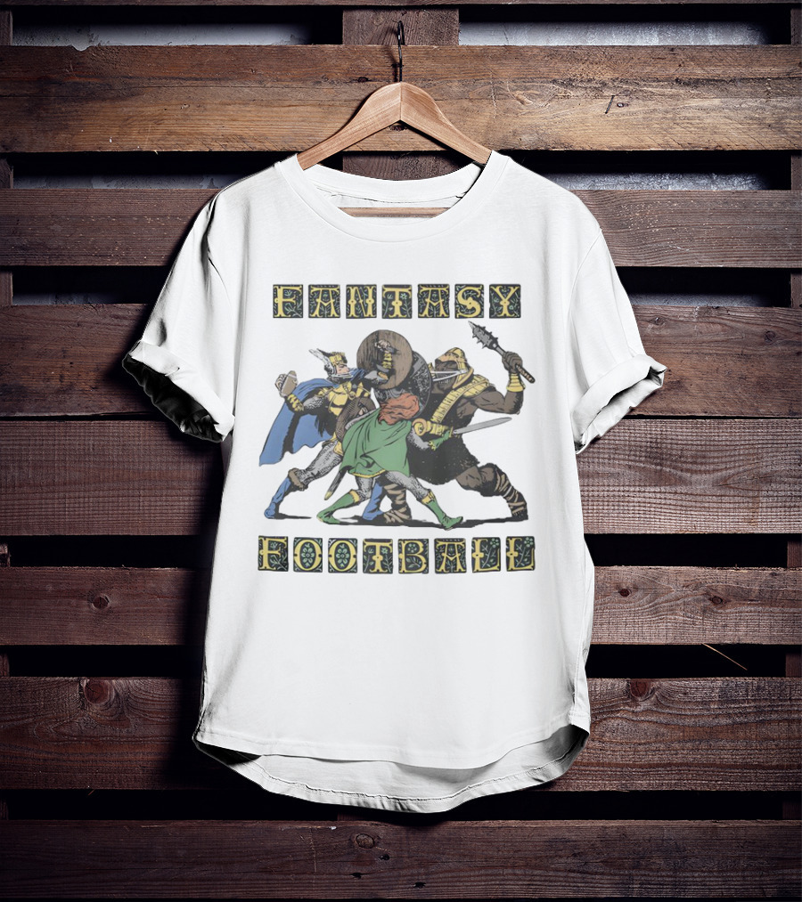 Fantasy Football Adventurous Warrior Battle T-Shirt