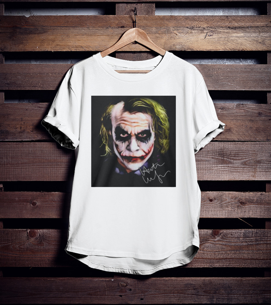Joker 2 Heath Ledger Signature T-Shirt