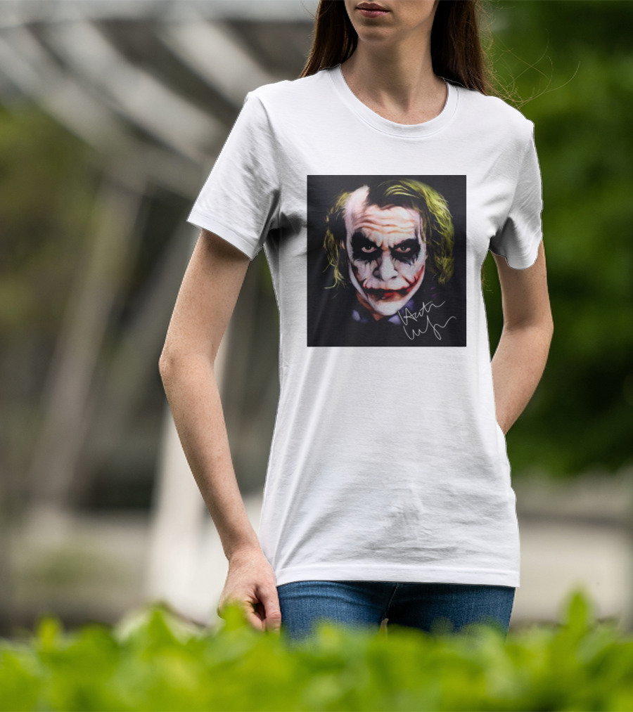 Joker 2 Heath Ledger Signature T-Shirt