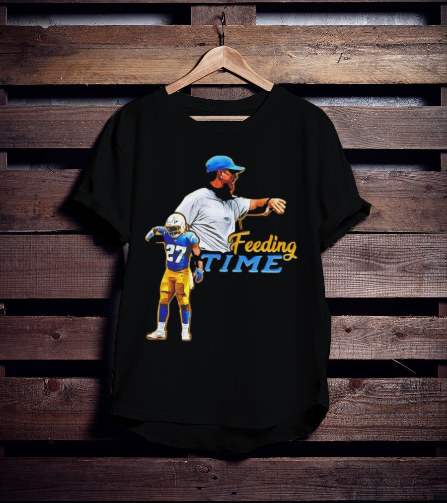 Feeding Time 27 Football Player T-Shirt