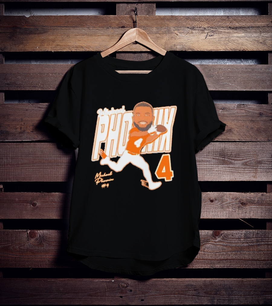 Michael Phoenix #4 Sam Houston Bearkats Signature Player Cartoon T-Shirt