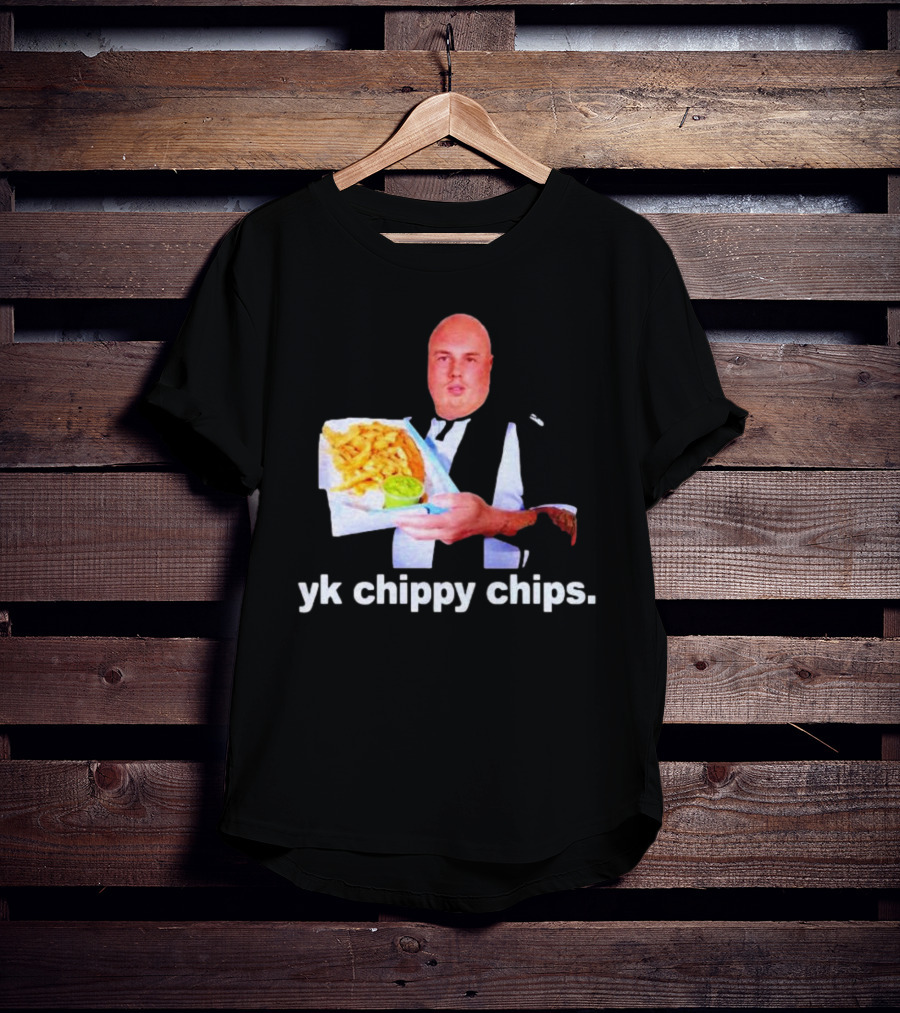 Cole Palmer YK Chippy Chips Dude Holding Fries T-Shirt