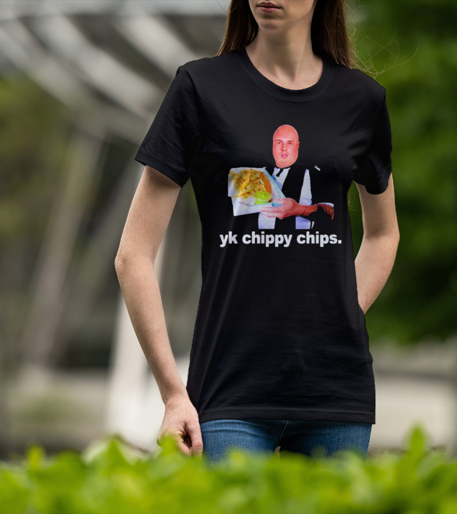 Cole Palmer YK Chippy Chips Dude Holding Fries T-Shirt