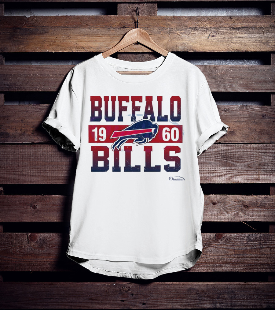 Buffalo Bills 1960 Retro Vintage Football Logo New Era T-Shirt