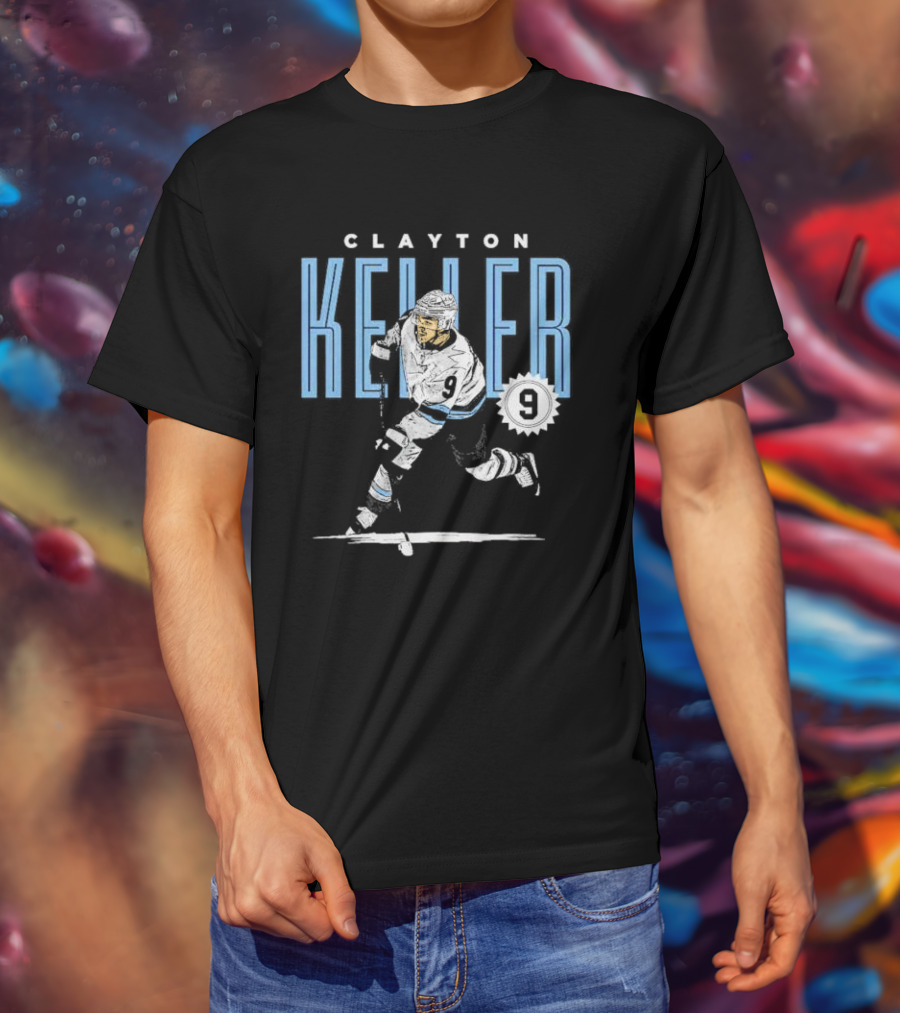 Clayton Keller Number 9 Hockey Player T-Shirt