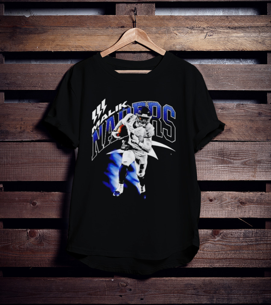 Malik Nabers Vintage New York Football Running T-Shirt