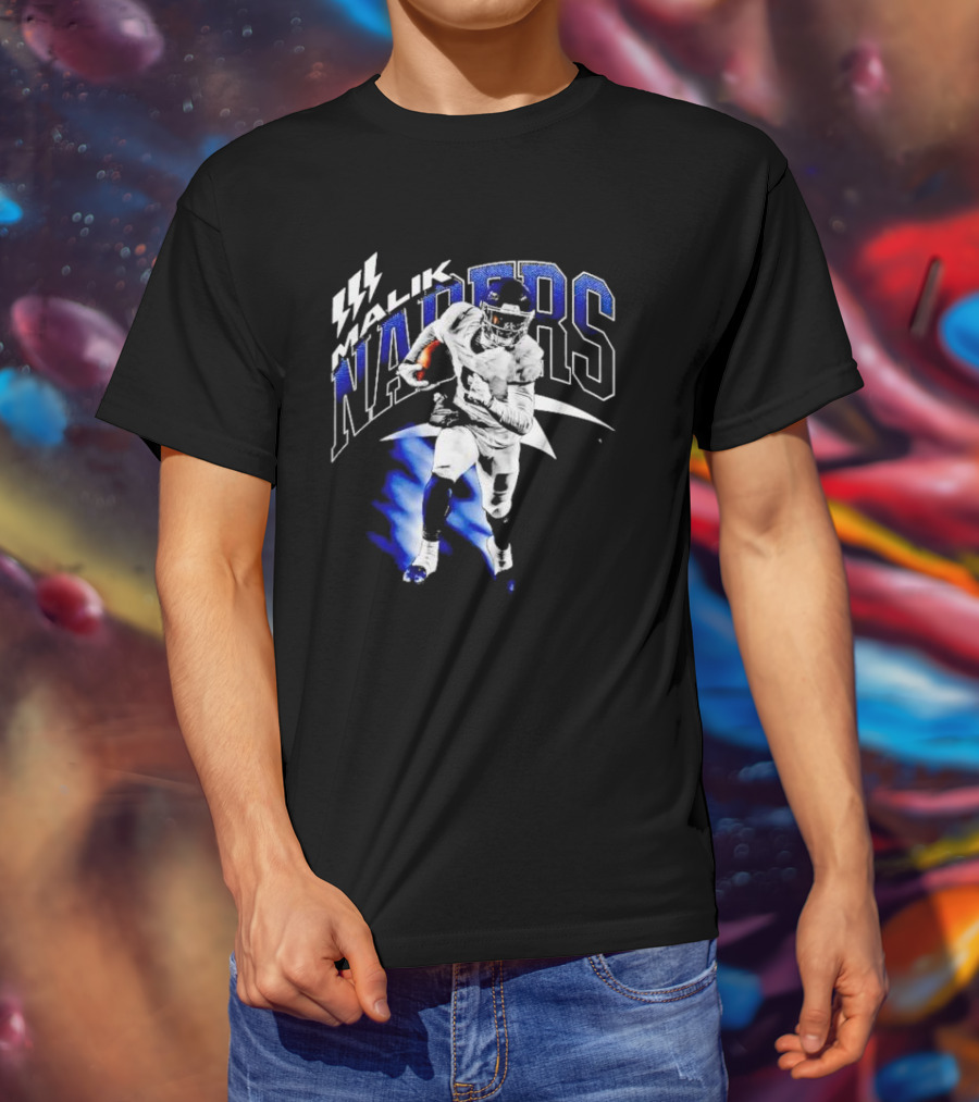 Malik Nabers Vintage New York Football Running T-Shirt