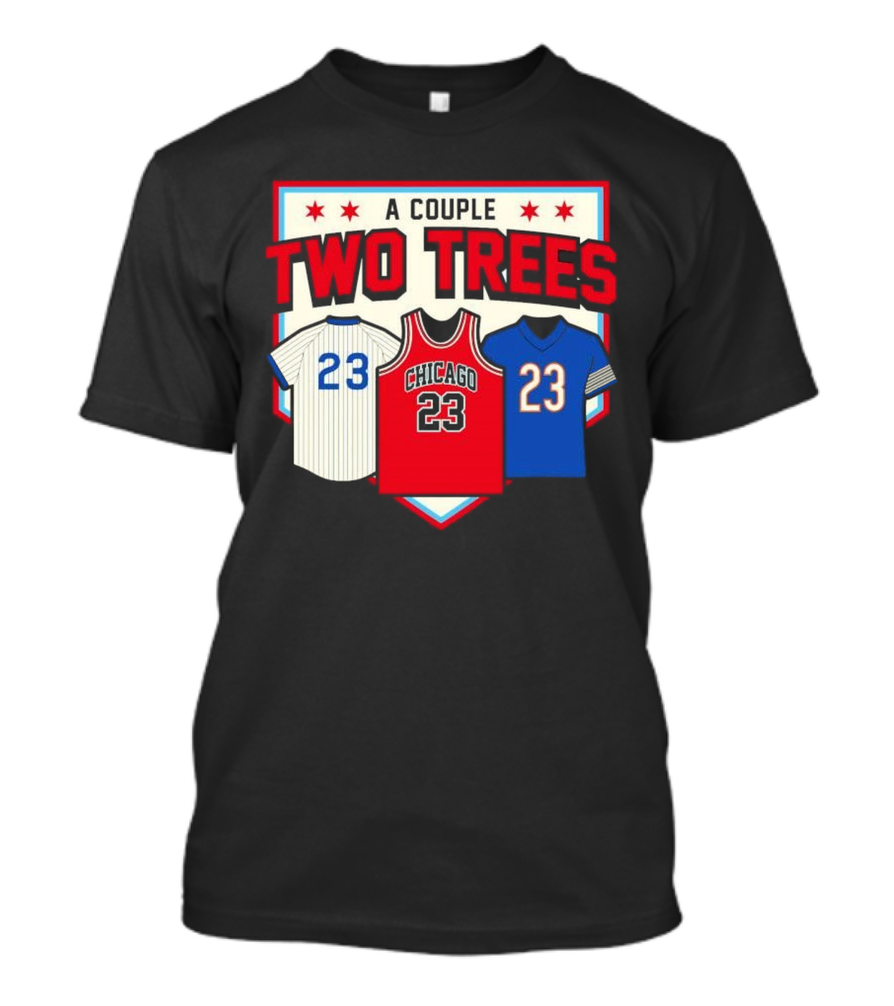 A Couple Two Trees Chicago 23 Sports Jerseys T-Shirt