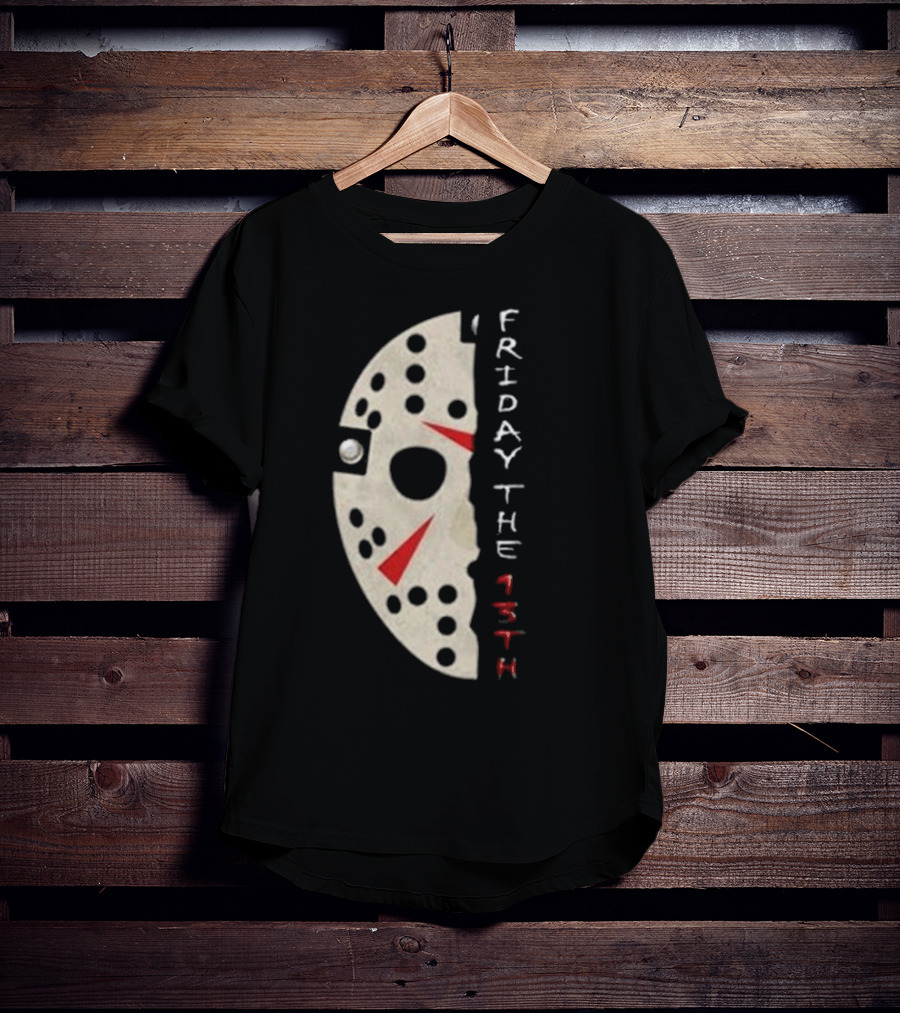 Jason Voorhees Mask Friday The 13th Vintage T-Shirt