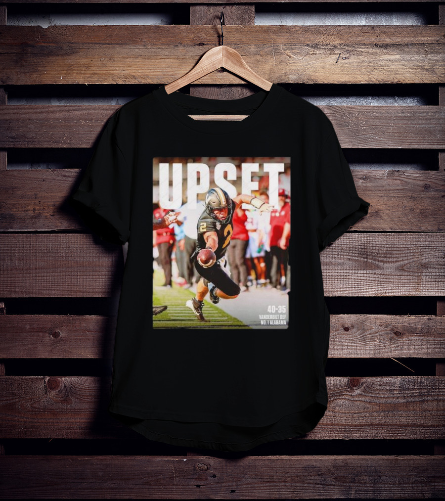 Upset 40-35 Vanderbilt Def No 1 Alabama T-Shirt