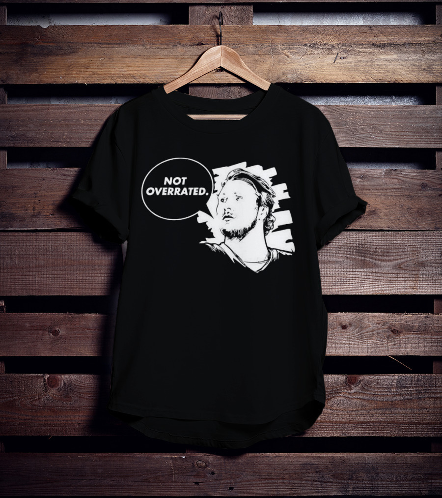 Buffalo Bills Josh Allen Not Overrated Speech Bubble T-Shirt