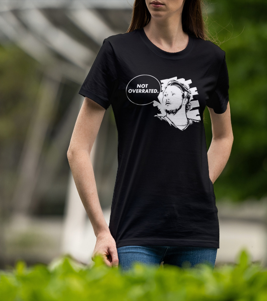 Buffalo Bills Josh Allen Not Overrated Speech Bubble T-Shirt