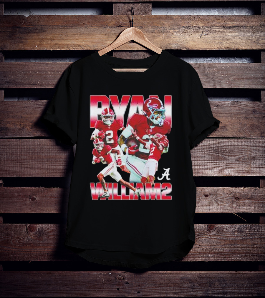 Ryan Williams Alabama Crimson Tide Football Collage T-Shirt