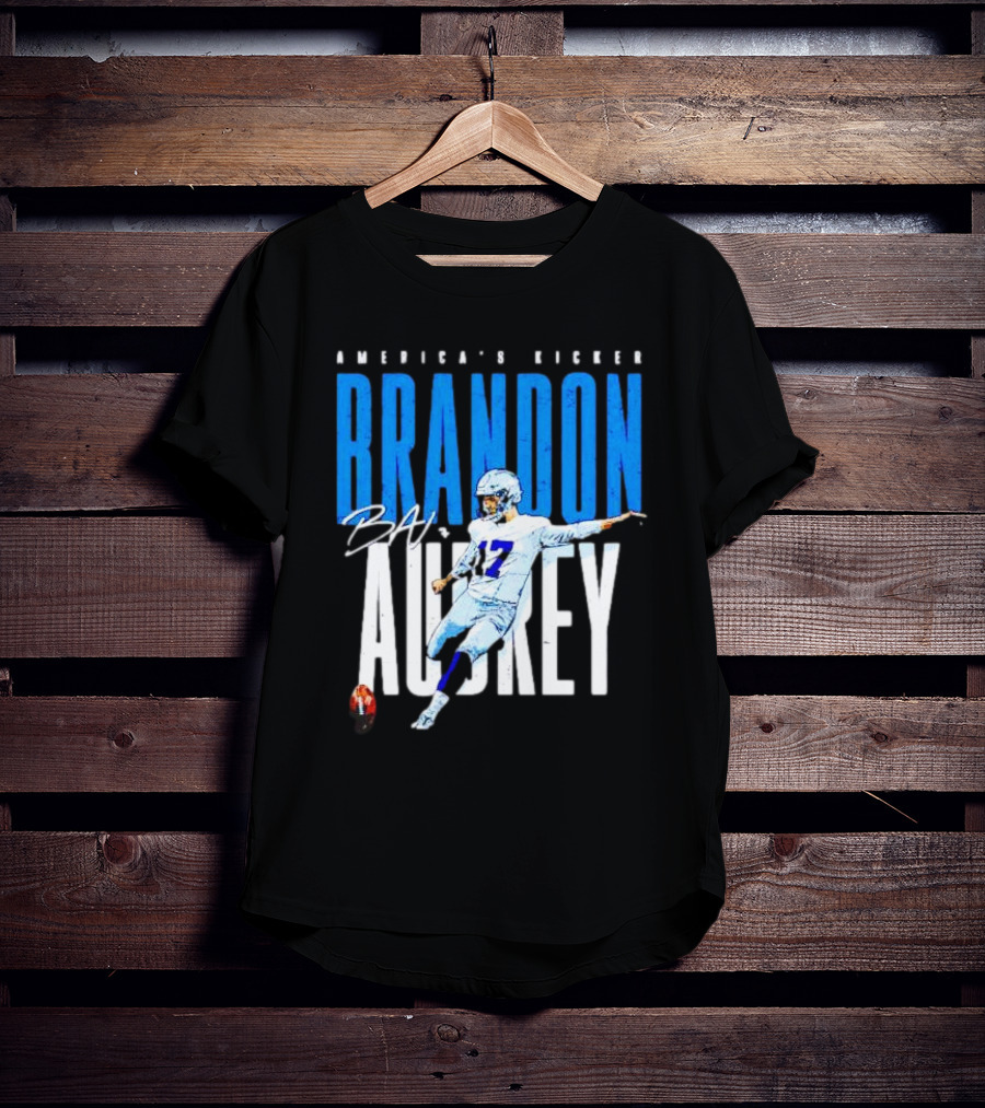 America's Kicker Brandon Aubrey Dallas Cowboys Signature T-Shirt