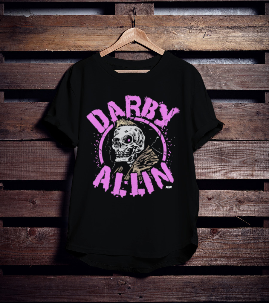 Darby Allin Aew Skull Punk T-Shirt