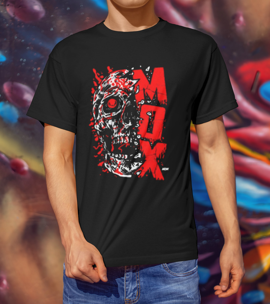 MOX Skull AEW Jon Moxley To The Bone T-Shirt