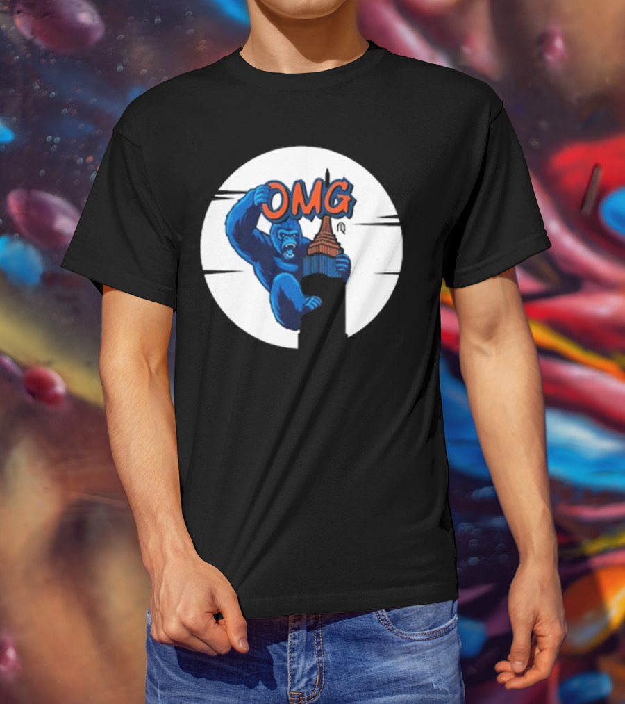 OMG King Kong Empire Tower Iconic Reference T-Shirt