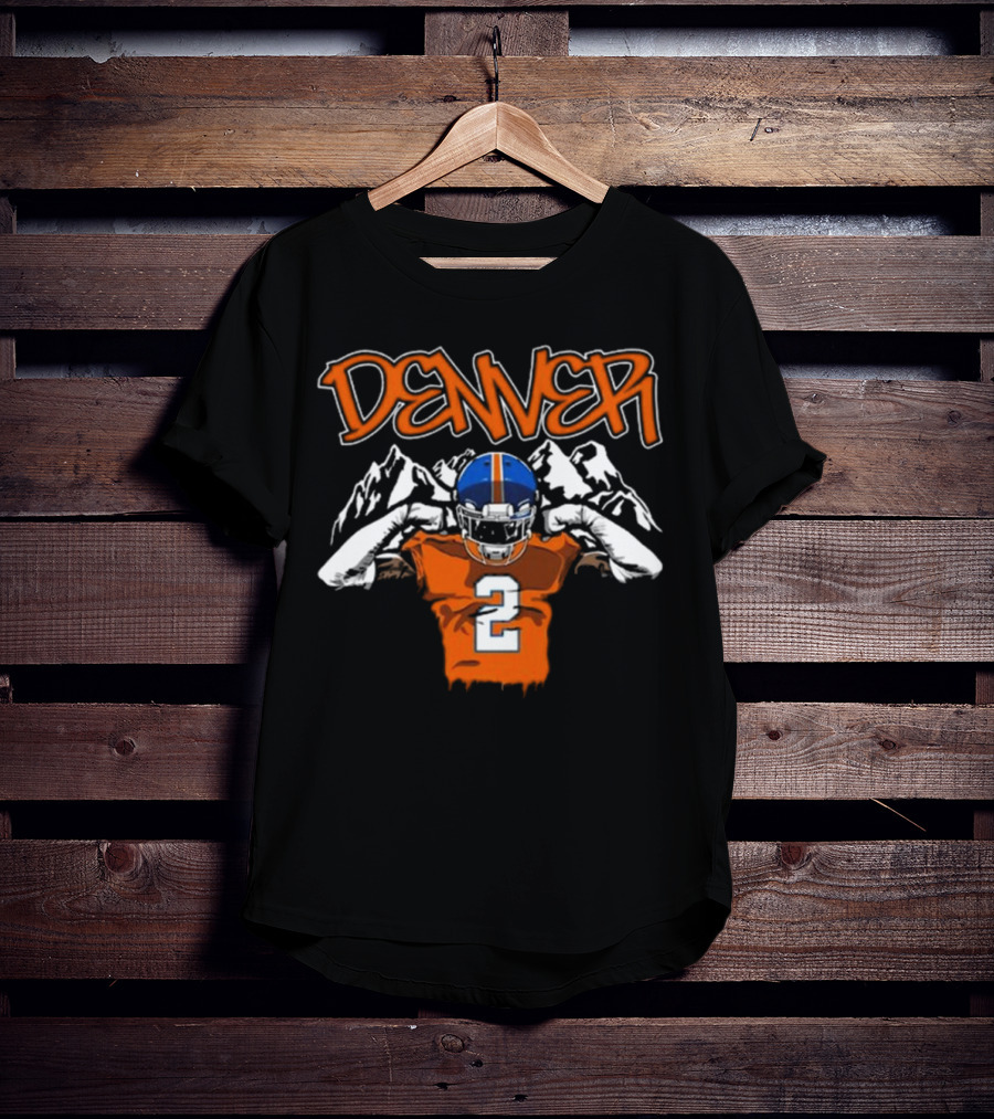 Denver Pat Surtain II Number 2 Football T-Shirt