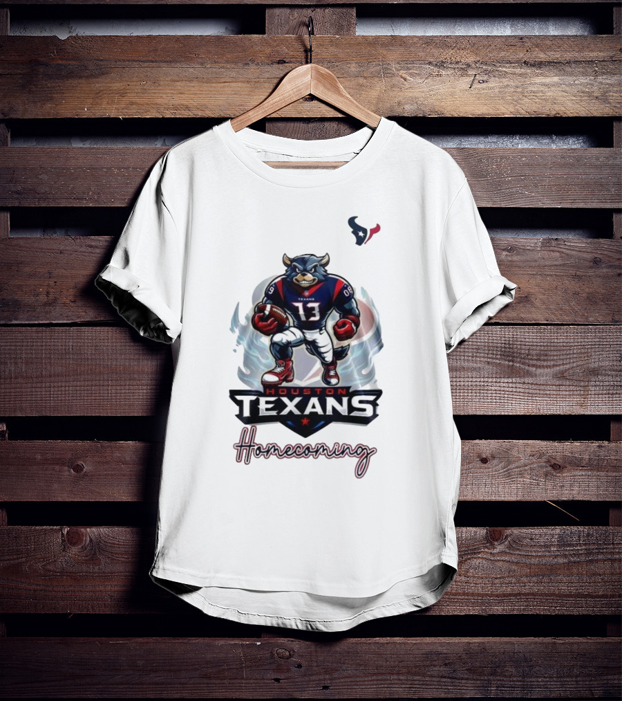 Houston Texans Mascot Homecoming Football Event T-Shirt