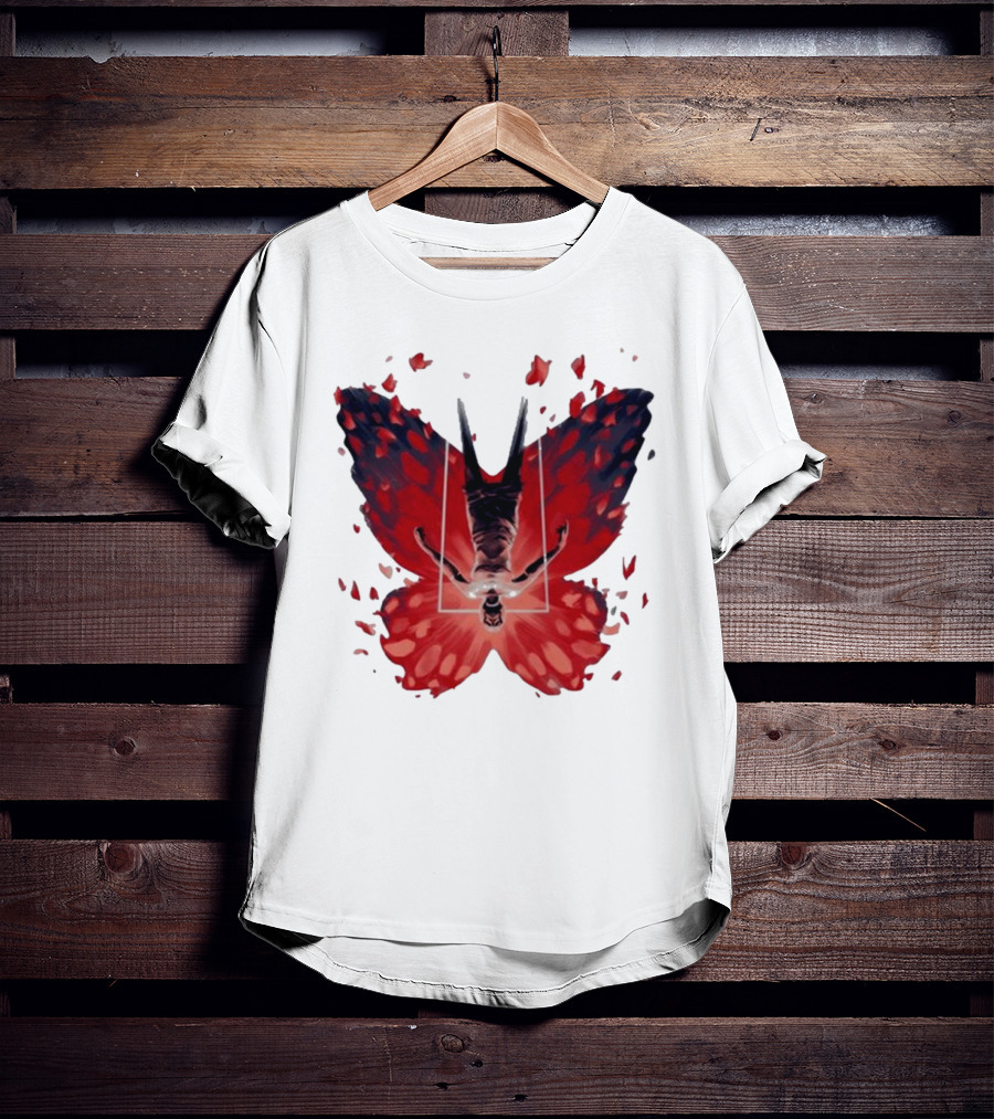 Silent Hill 2 Coicted Form Red Butterfly T-Shirt