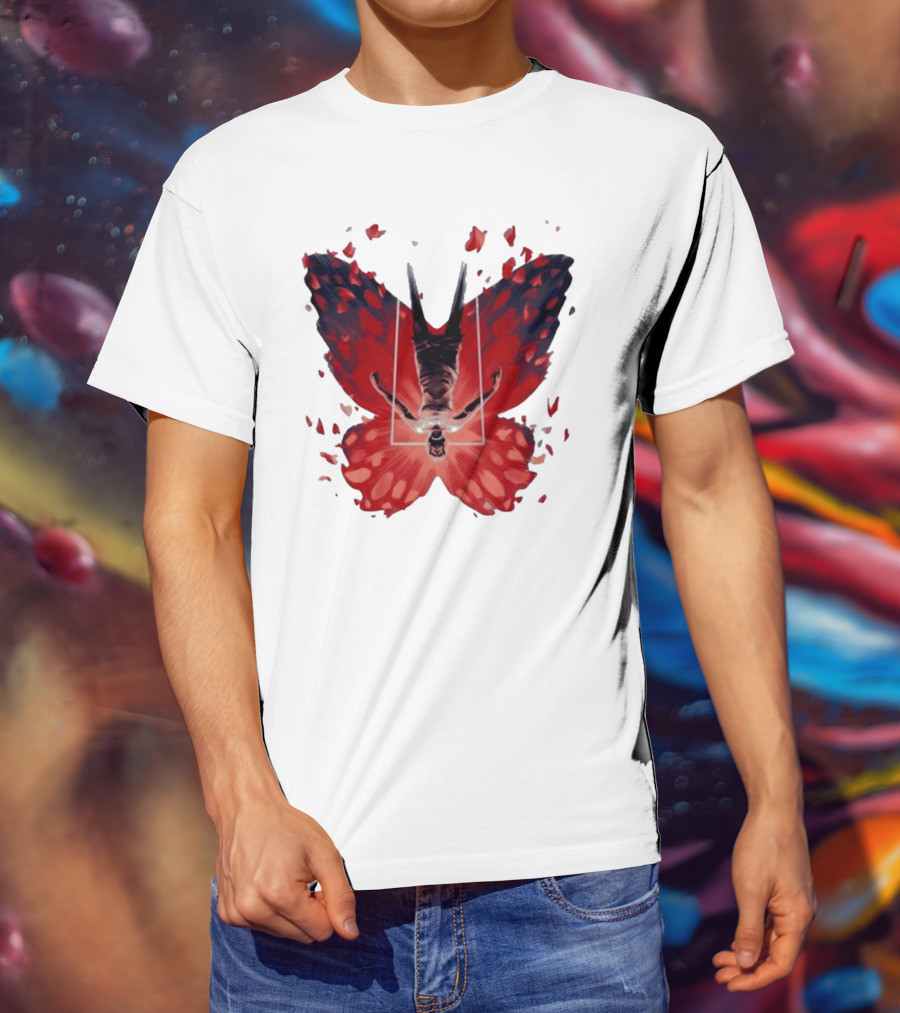 Silent Hill 2 Coicted Form Red Butterfly T-Shirt