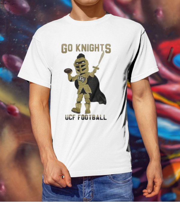 UCF Knights Go Knights UCF Football Mascot T-Shirt