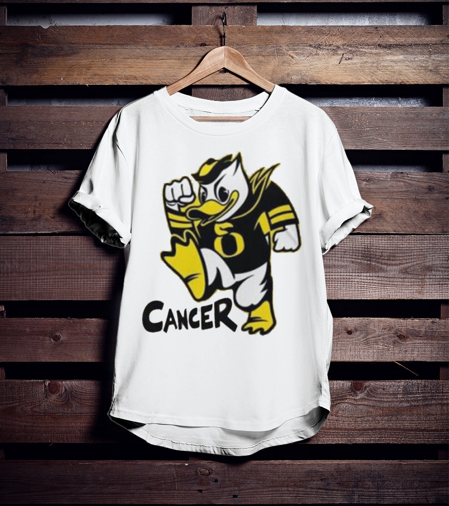 Oregon Ducks Fighting Cancer With Mascot T-Shirt