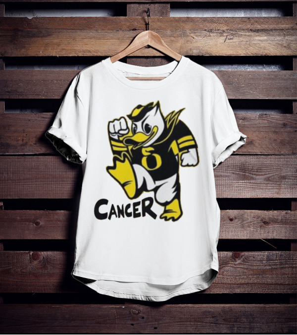 Oregon Ducks Fighting Cancer With Mascot T-Shirt