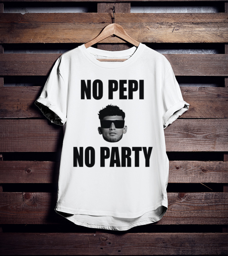 Ricardo Pepi No Pepi No Party Face With Sunglasses T-Shirt