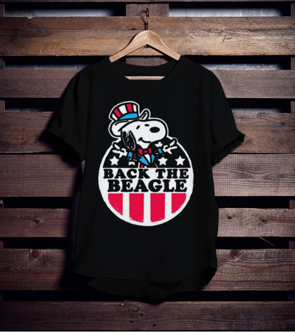 Snoopy Peanuts Back The Beagle Patriotic Uncle Sam T-Shirt