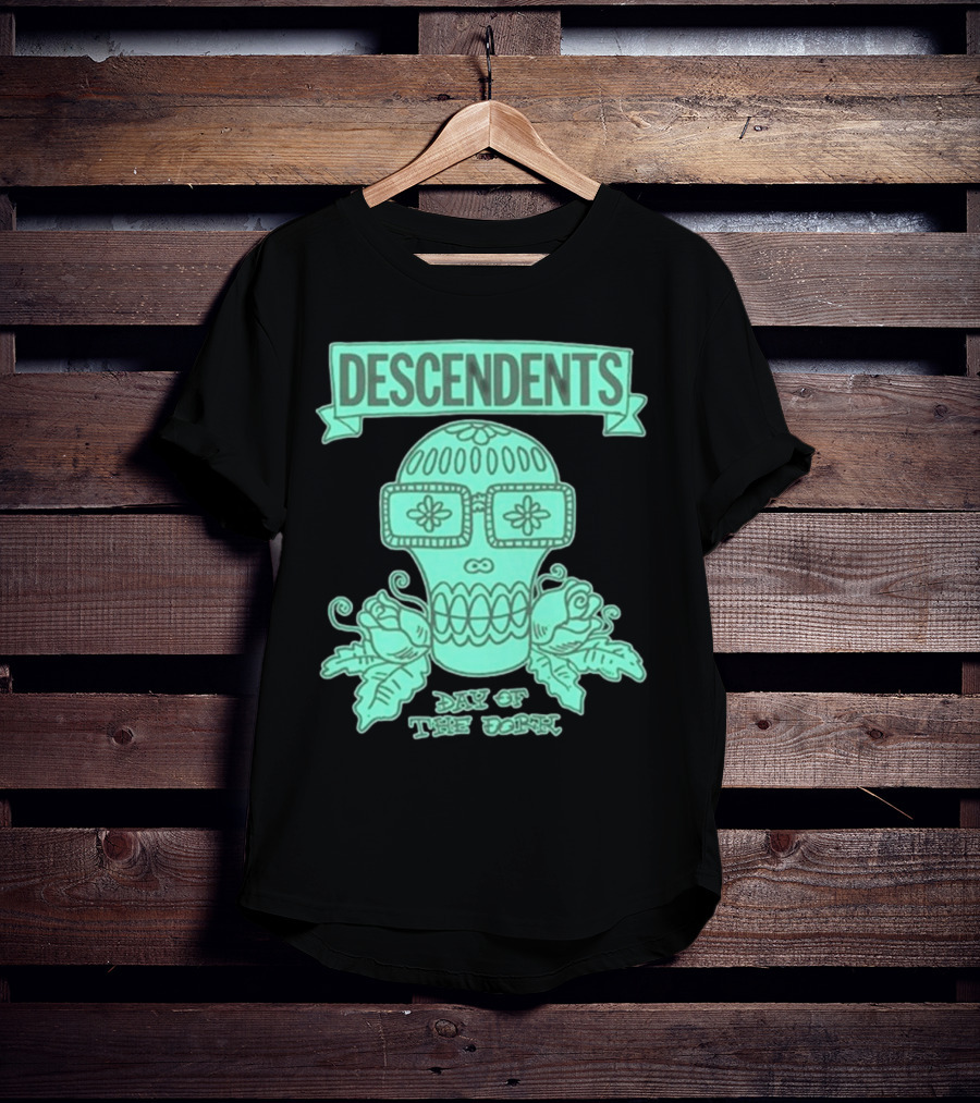 Descendents Day Of The Dork Skull And Roses T-Shirt