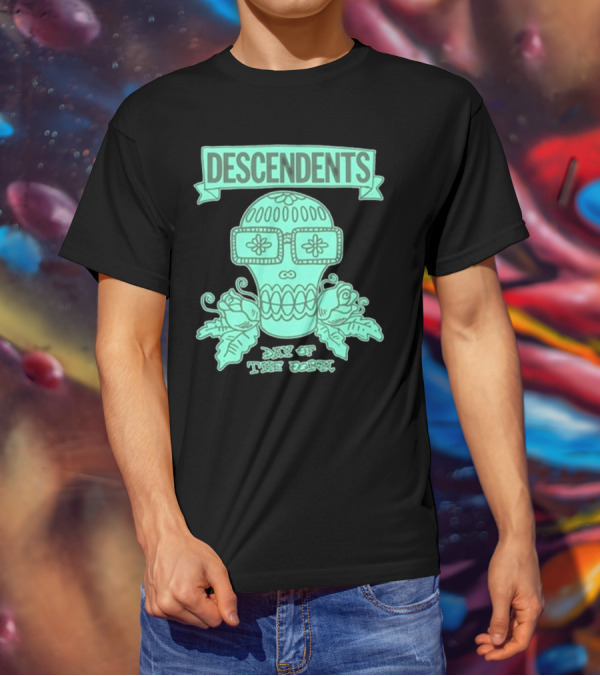 Descendents Day Of The Dork Skull And Roses T-Shirt