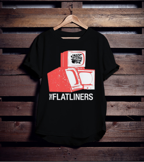 The Flatliners Stacked Static Television Screens T-Shirt