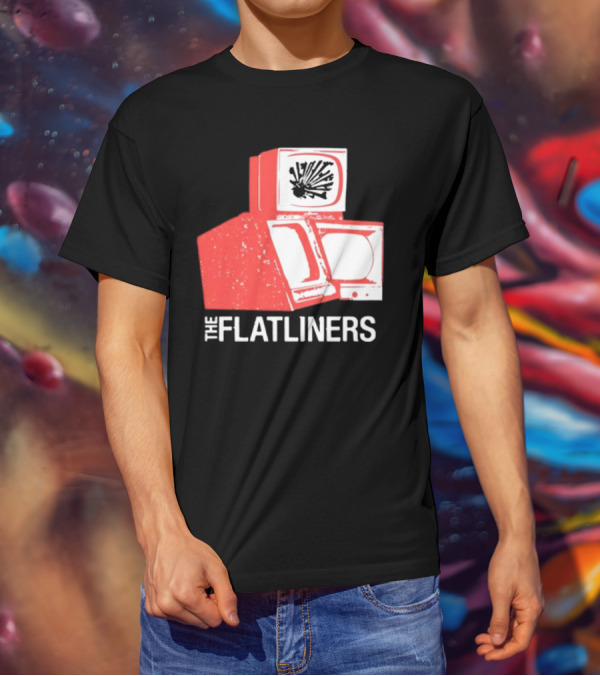 The Flatliners Stacked Static Television Screens T-Shirt