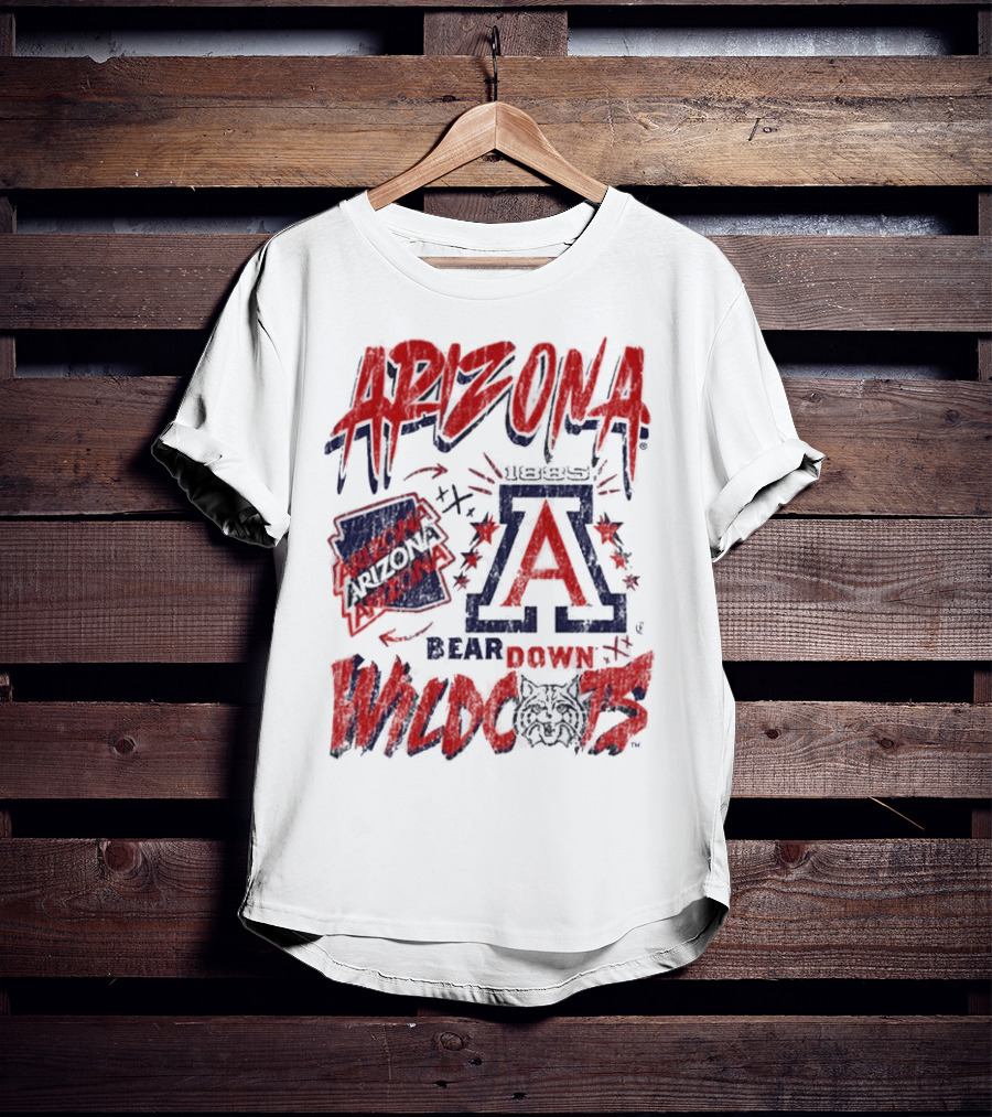 Arizona Wildcats 1885 Bear Down Wildcats T-Shirt