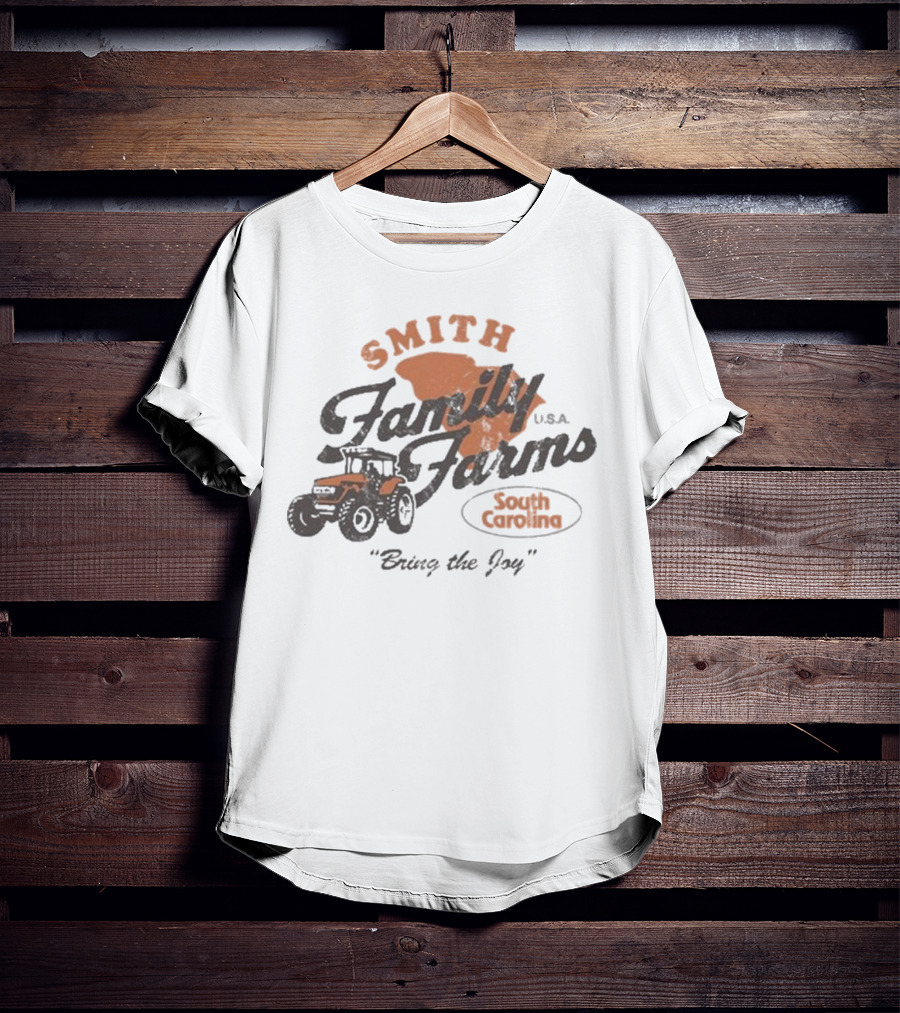 Smith Family Farms USA Bring The Joy South Carolina Tractor T-Shirt