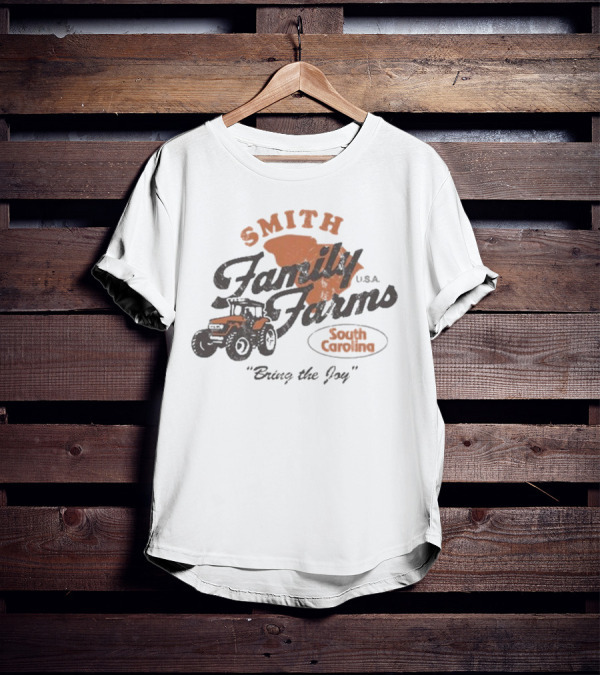 Smith Family Farms USA Bring The Joy South Carolina Tractor T-Shirt