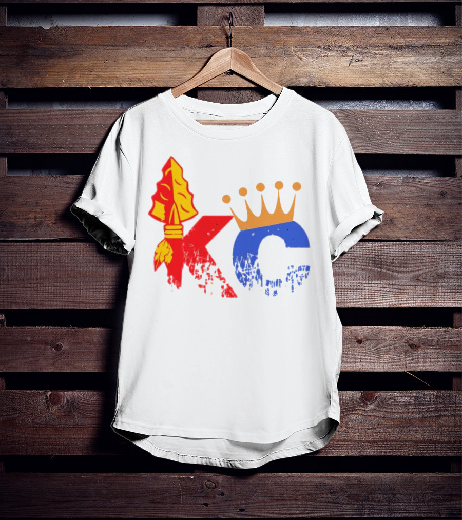 Kansas City Chiefs Arrowhead And Royals Crown KC Combo T-Shirt