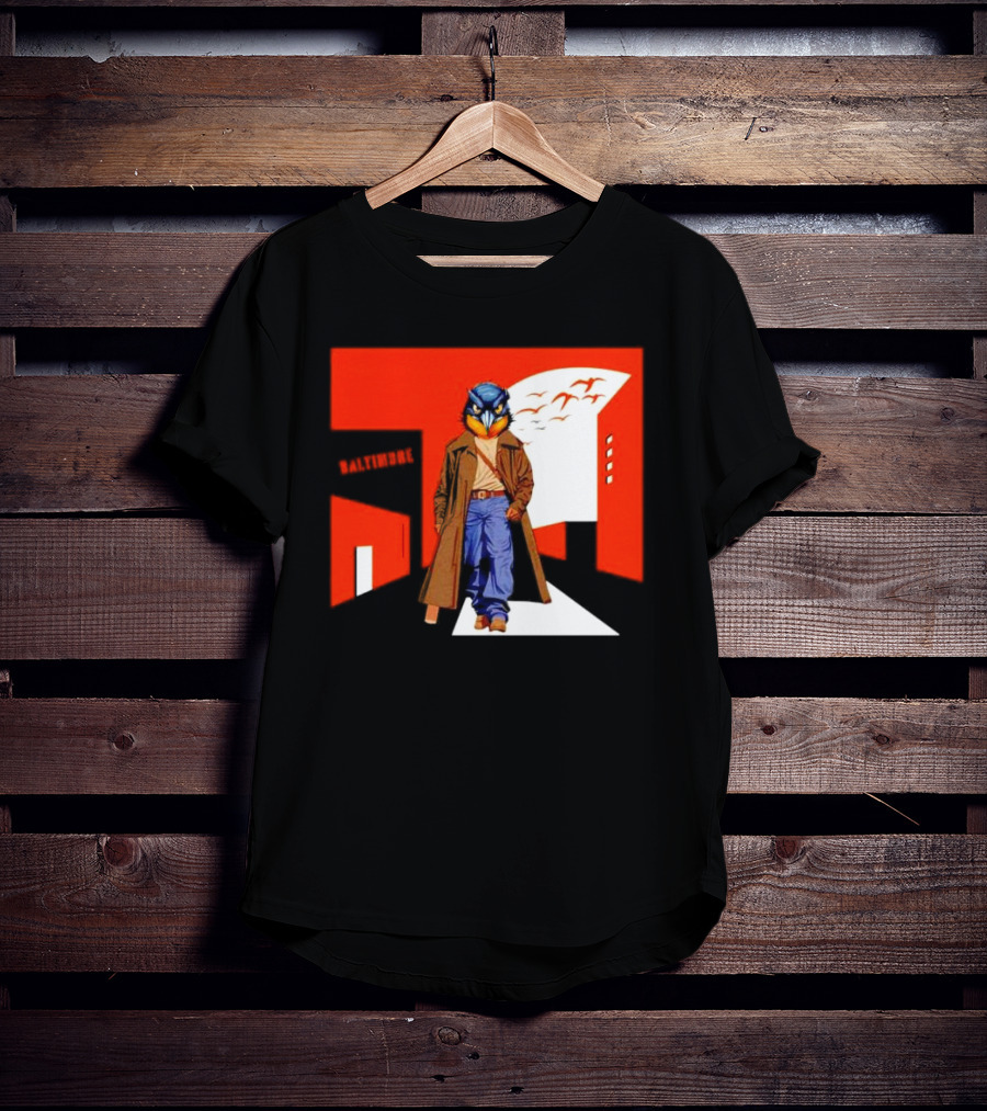 Baltimore Orioles The Wire Parody Owl T-Shirt