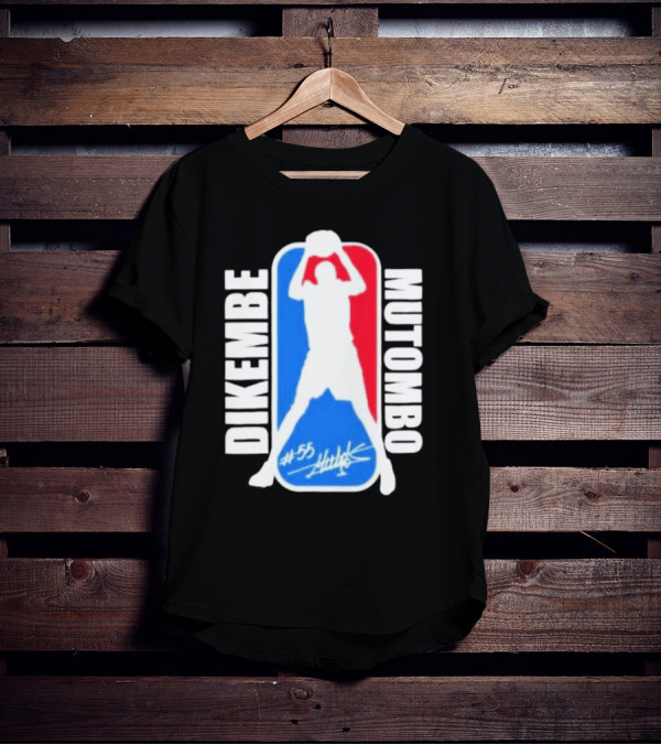 Dikembe Mutombo #55 Signature NBA T-Shirt
