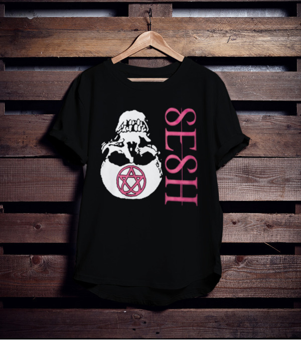 Teamsesh Merch Seshagram Skull Pentacle SESH T-Shirt