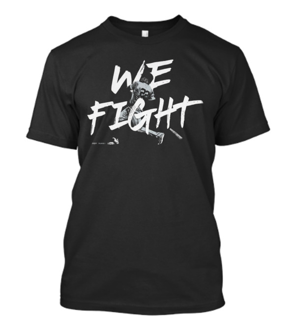 New York Yankees Juan Soto We Fight Baseball Action T-Shirt