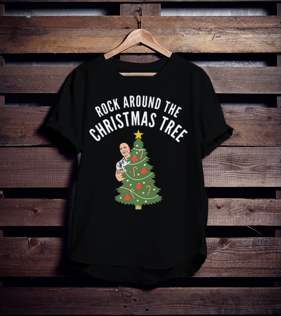 Rock Around The Christmas Tree Merry Christmas T-Shirt