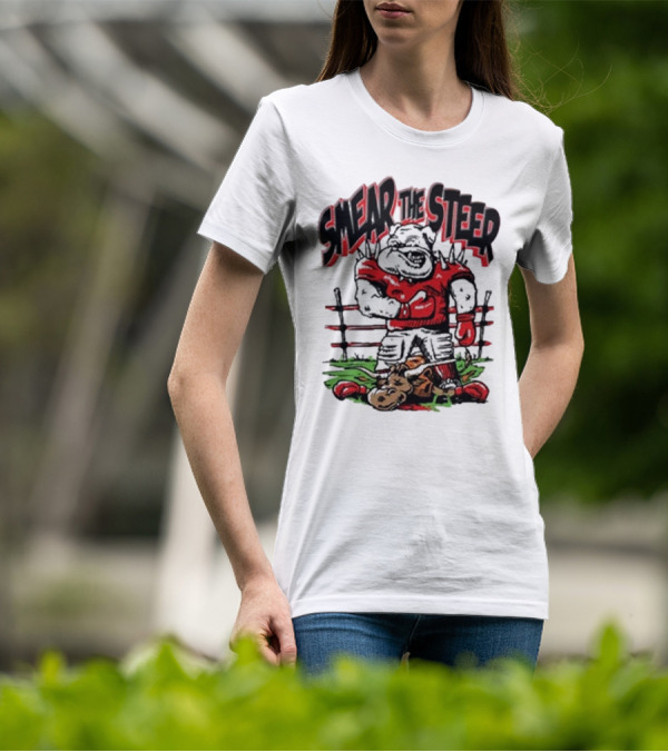 Georgia Bulldog Smear The Steer T-Shirt