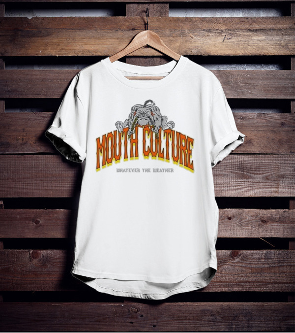 Mouth Culture Whatever The Weather Bulldog T-Shirt