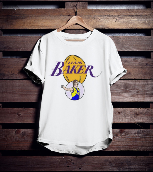Liam Baker West Coast Eagles Australian Rules Football Themed T-Shirt
