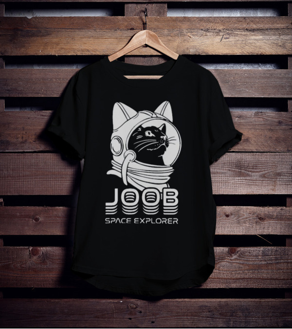 Evan And Katelyn Joob Cat Astronaut Space Explorer T-Shirt